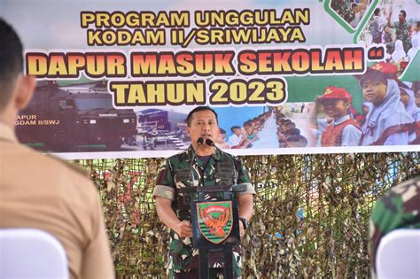 Program Unggulan Kodam Ii Sriwijaya Masuk Ke Sd Negeri Palembang