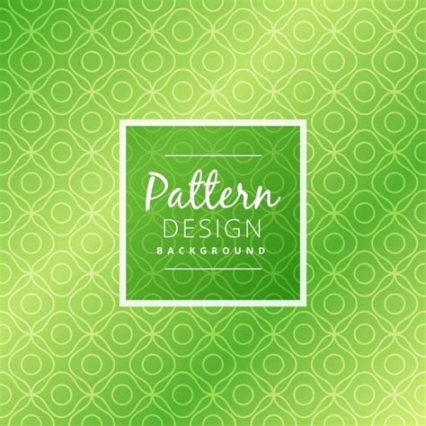 Free Vector Green Abstract Pattern