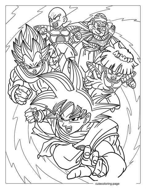 Dragon Ball Z Coloring Pages(30+ free printable coloring pages) | Cute ...