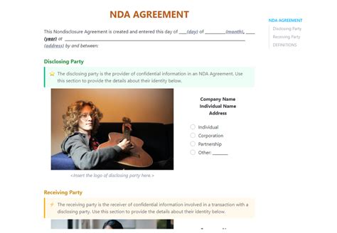 NDA Agreement | Template by ClickUp™