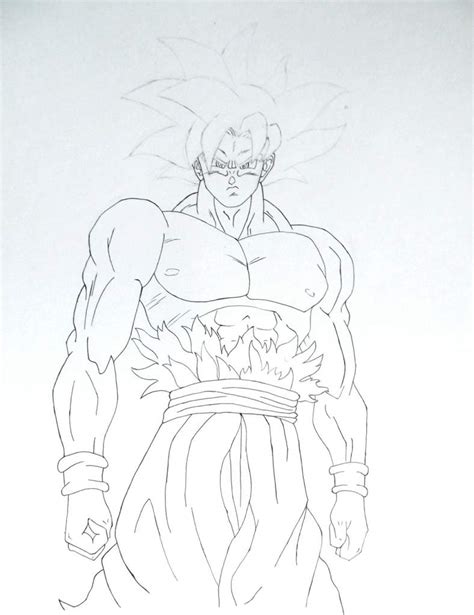 Dibujo De Goku Ultra Instinto Dominado Dragon Ball Espa Ol Amino