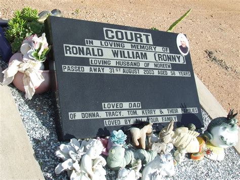 Ronald William Ronny Court Find A Grave Reminne