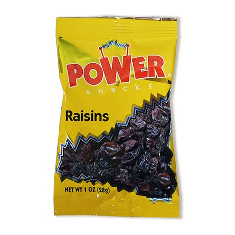 Power Snacks Seedless Raisins 1oz 150/1oz packs - RAISIN