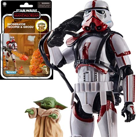 Star Wars The Vintage Collection Deluxe Incinerator Trooper And Grogu