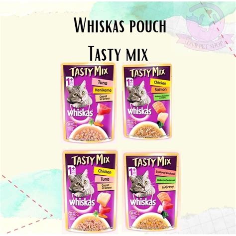 Jual WHISKAS TASTY MIX ADULT 1 Whiskas Makanan Kucing Dewasa POUCH 70