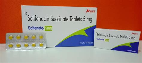 Solfenate 5 Solifenacin Succinate Tablets 5mg Treatment Overactive