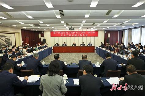 甘肃代表团审议政府工作报告 李鸿忠胡昌升任振鹤参加习近平党中央核心