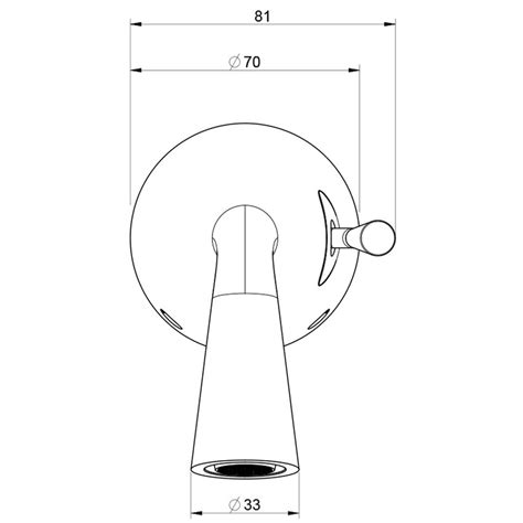 Gessi Cono Miscelatore Lavabo A Parete Bocca P Cm Senza