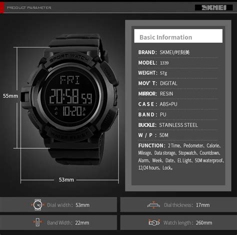 Skmei Digital Sport Wristwatch Instructions Manual Buy Digital Sports