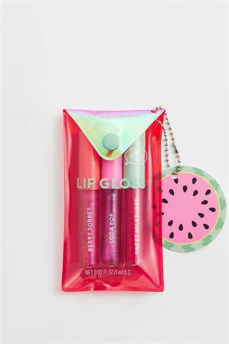 3 Pack Mini Lip Glosses Pink Beauty All Handm Us