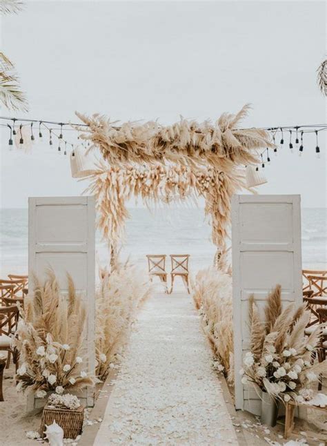 38 Inspirational Outdoor Boho Wedding Ideas Tulle Chantilly Wedding