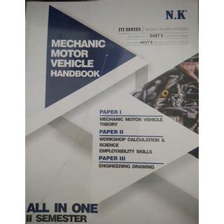 Buy Mechanic Motor Vehicle Handbook Ii Semester All In One Online