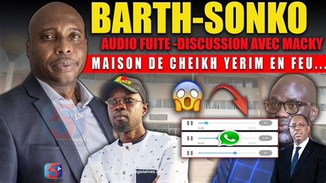 Midinfos Cas Barth Et Sonko Khalifa Sall Et Cheikh Youm Situation