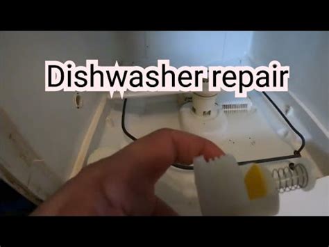 Dishwasher Wont Drain Replacing The Piston And Nut Youtube