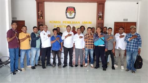 Gandeng Insan Pers Kpu Kabupaten Kupang Sosialisasi Tahapan Pilkada