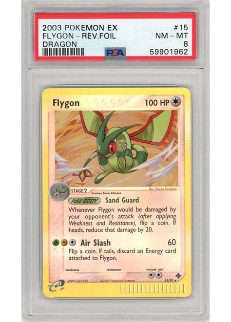 Flygon Psa Gradede Pokemon Kort P Pokemons Dk