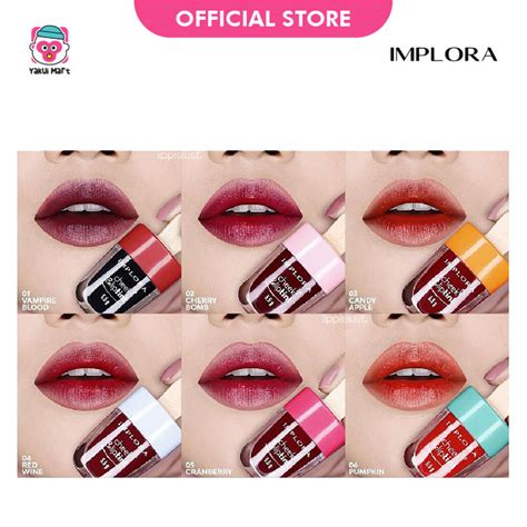 Jual Yakui Mart Implora Cheek Liptint Ice Cream Blush Tint Lip Tint