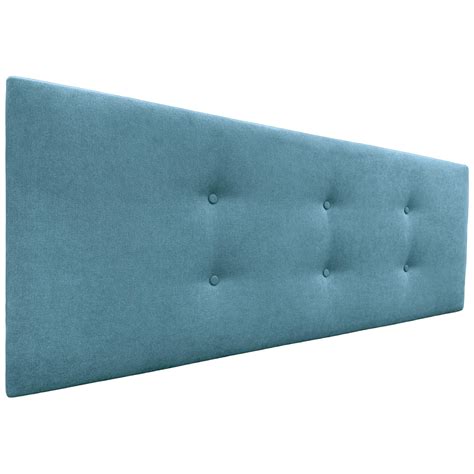 DHOME Tête de lit en tissu Aqualine avec 2 rangées de boutons 160x50cm