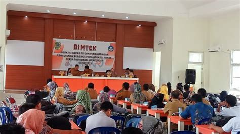 Disdikbud Parmout Gelar Bimtek Aplikasi Arkas Dan Juknis Bos 2023