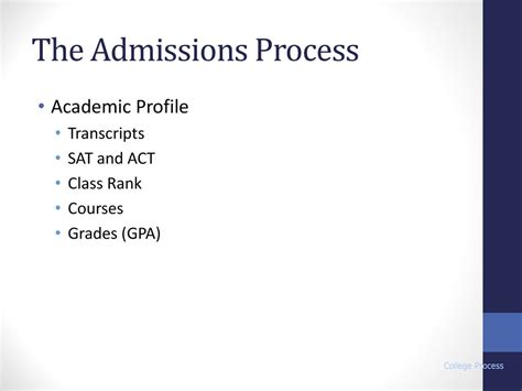 Class Of 2019 The College Process Ppt Download