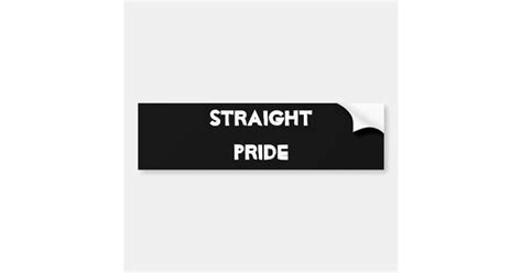 Straight Pride Bumper Sticker Zazzle