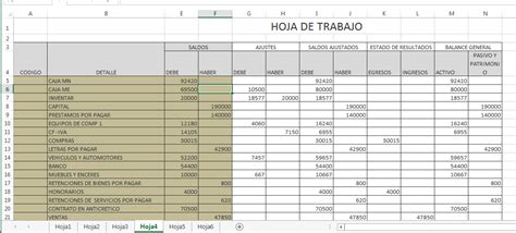 Práctica de contabilidad básica con énfasis en ajustes Bolivia