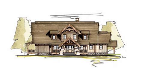 Vista Lodge Home Plan by MossCreek Designs