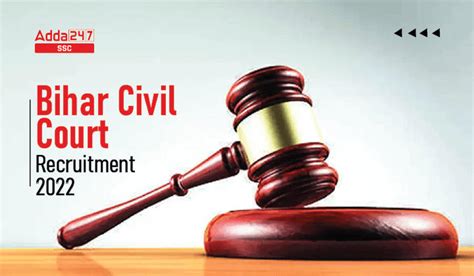 Bihar Civil Court Recruitment Apply For Vacancy