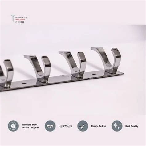 Silver Hook Stainless Steel Wall Hanger Chrome Finish At Rs In Bhopal