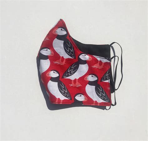 Puffin Face Mask Adult Face Mask Face Mask in Canada - Etsy