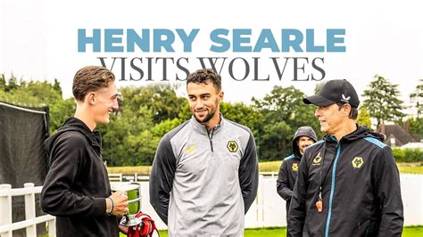 Wimbledon Boys Champion Henry Searle Visits Wolves Youtube