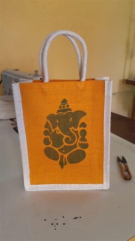 Printed Handled Jute Gift Bags Size X X Capacity Kg At Rs