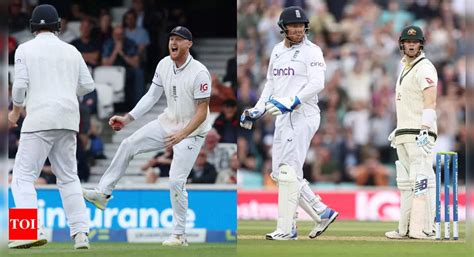 Watch Ben Stokes Provides Steve Smith A Reprieve Makes A Mess Of An