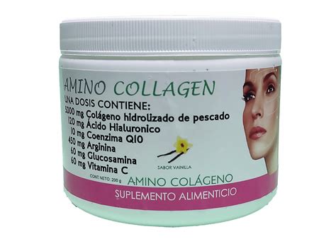 Amino Collagen Col Geno Hidrolizado De Pescado Lobiol