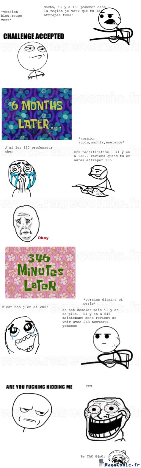 Bon C Est Quand Que Je Les Aurais Tous Fuck That Rage Comics