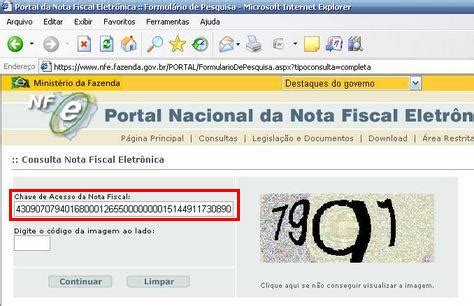 Como Consultar Uma Nfe No Portal Nacional Emissor Nf E