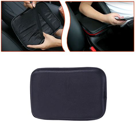 Car Armrest Pad Cover Center Console Box Pu Leather Cushion Mat Auto