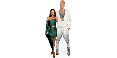 Colson Baker And Megan Fox Duo 3 Mini Celebrity Cutout Celebrity