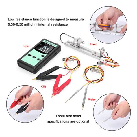 Probador De Resistencia Interna De Voltaje De Batería De 130 Cuotas