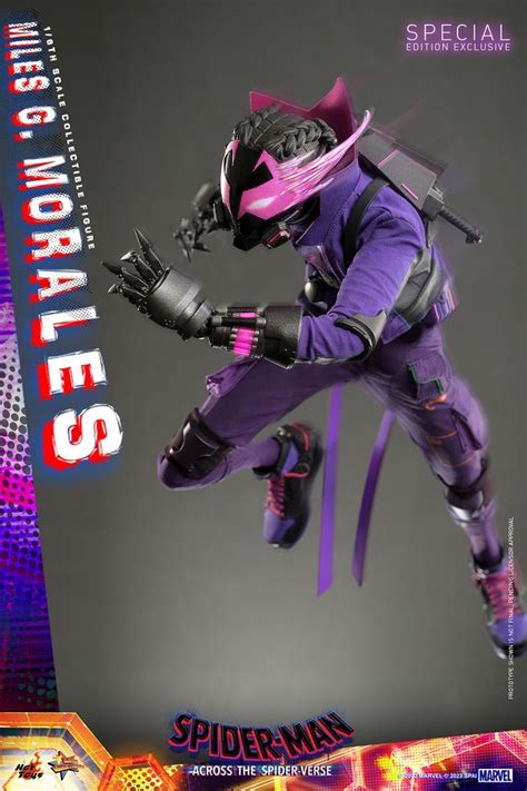 Miles G Morales Sixth Scale Figure By Hot Toys Spider Verse Hot Toys Spiderman Pictures