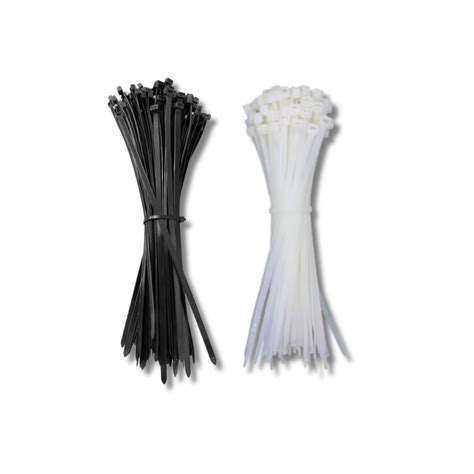 Kit Cintas Plasticas Abracadeira Nylon Enforca Gato Preto Branco