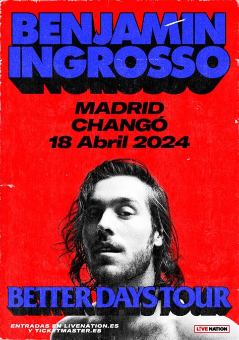 La sensación sueca Benjamin Ingrosso aterrizará en España en 2024 MyiPop