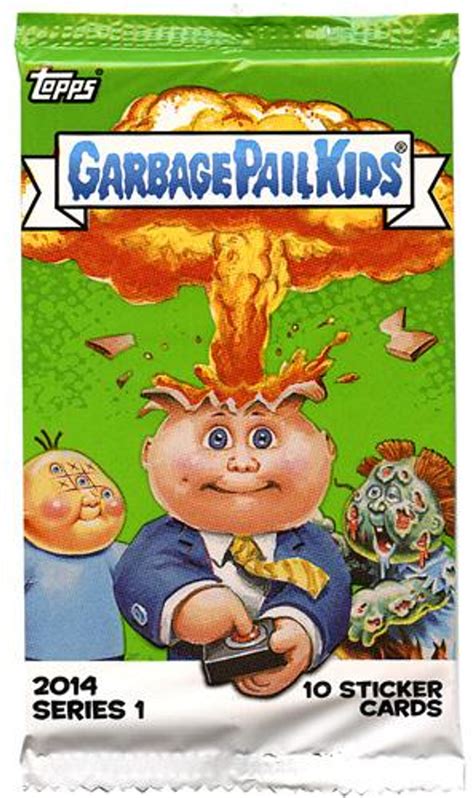 Garbage Pail Kids Topps 2014 Series 1 Trading Card Retail Pack Toywiz