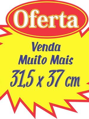 Cartaz Splash De Oferta Promocao 100 Uni Amarelo P Mercado Compre