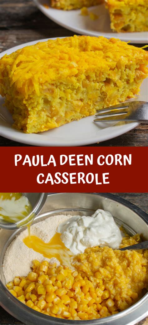 Paula Dean Corn Casserole Baked Creamed Corn Casserole Sweet Corn