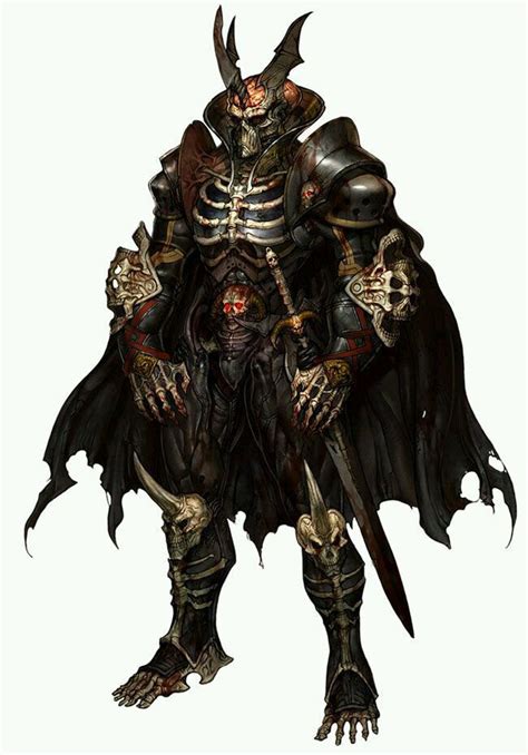 Undead Army And Skeleton Warriors Fantasy Character Design Character