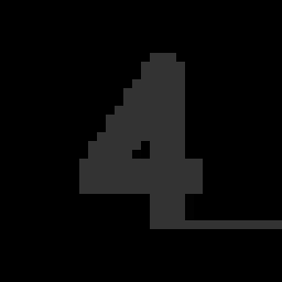 number icon   glyph style