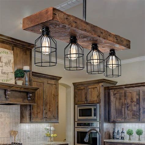 44 Awesome Rustic Kitchen Island Design Ideas - PIMPHOMEE