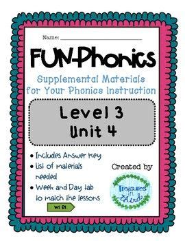 Fun Phonics Level Unit Phonics Phonics Instruction Phonics Centers