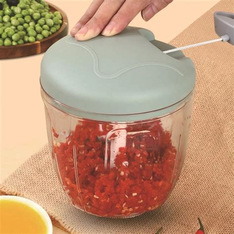 Amazon Manual Food Chopper Filta Hand Pull String Vegetable